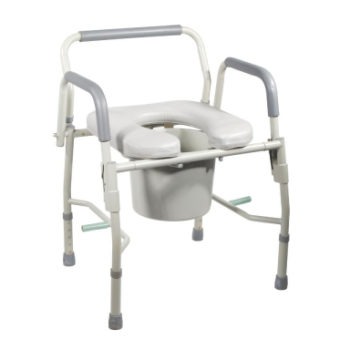 Commode with Cushion Support