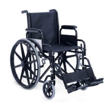 Drive Silver Sport 2 Detachable Desk Arms Footrests Wheelchair Non Removable Fixed Arms