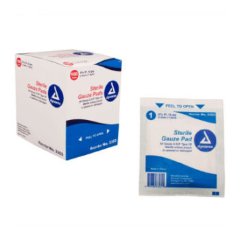 Dynarex Setrile Pads 7.5 cm x 7.5 cm