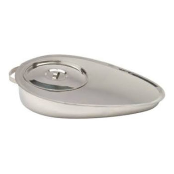Stainless Steel Bed Pan With Lid