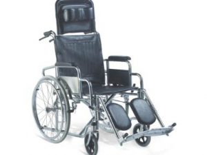 Reclining Wheel Chair with Elevated Foot Rest