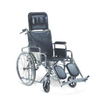 Reclining Wheel Chair with Elevated Foot Rest