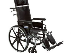 Viper Plus Light Weight Reclining Wheelchair with Elevating Leg Rests and Flip Back Detachable Arms